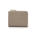 ラシット russet レザーモノグラム財布（CEー047ーOUT） （GrayBeige）