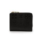 ラシット russet レザーモノグラム財布（CEー047ーOUT） （Black）