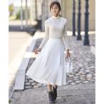 ルイルエブティック RUIRUE BOUTIQUE 洗えるシークレットゴムハイウエストＡライン美脚スカート （オフホワイト）