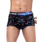  Ran New York RUN NEW YORK передний .. язык ga трусы-боксеры ( черный )[ замена * возвращенние товара не возможно ]