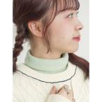 サマンサ モスモス Samansa Mos2 【マシンウォッシャブル】もちもちリブタートルネックニット （グリーン）