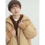 サマンサ モスモス Samansa Mos2 【リバーシブル】キャンディースリーブ中綿コート （オレンジ）