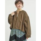 サマンサ モスモス Samansa Mos2 ショートギャザージャケット （ブラウン）