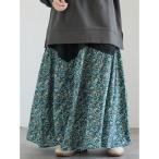 サマンサ モスモス Samansa Mos2 柄アソートティアードレーススカート （ブラック）