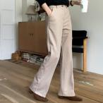 s колено p dip SneepDip [6146] фланель semi flare pants ( слоновая кость )
