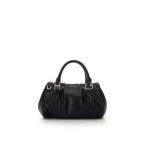 ショッピングサマンサタバサ サマンサタバサ Samantha Thavasa タックデザインソフトレザーハンドバッグ (ブラック)