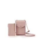 サマンサタバサプチチョイス Samantha Thavasa Petit Choice マルチケース付き スマホショルダー (ピンク)