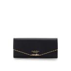 サマンサタバサプチチョイス Samantha Thavasa Petit Choice ハートジュエルバー 長財布 (ブラック)