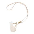 ショッピングサマンサタバサ サマンサタバサプチチョイス Samantha Thavasa Petit Choice ハートコレクション スマホストラップ (オフホワイト)