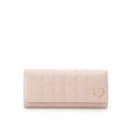 サマンサタバサプチチョイス Samantha Thavasa Petit Choice スムースキルティング 長財布 (ピンク)
