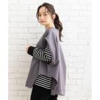 ショッピング15号 サブストリート マイスタンダード sabstreet my standard 【大きいサイズ】 15号(3L) FONTLAB ラメ裏毛サイドスリット