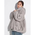 スコットクラブ SCOTCLUB ケーブルデザインファーブルゾン （グレージュ）