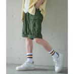  выставить seven SETUP7 [ROOT THREE] нейлон шайба укороченные брюки брюки-карго 050290 ( хаки )
