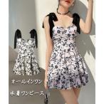  покупка go-shoppinggo купальный костюм женский One-piece body type покрытие все в одном цветочный принт плечо шнур ламе ввод кромка оборка покрытие выше море p