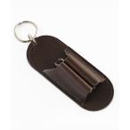 ジャマレ Jamale [Jamale] 日本製 牛革レザー ペンホルダー 印鑑ホルダー メンズ レディース （ダークブラウン）