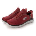 スケッチャーズ SKECHERS スケッチャーズ SKECHERS SUMMITS Red Mesh/Black Trimハンズフリー スリップインズ
