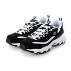 スケッチャーズ SKECHERS Layered Qtr Webbing Eyelet Lace Up W/Air-Cooled MF (BKW)