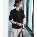 ショッピングJapan スタイルデリ STYLE DELI 【ものづくりJAPAN】スタリッシュ4分袖Tシャツ （ブラック）