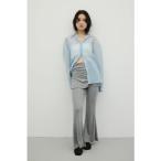  Layered cut flare pants GRY