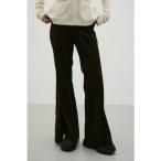  поддельный замша flare pants BRN