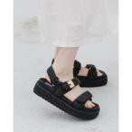 スティーブ マデン STEVE MADDEN ダブルベルトラフィアサンダル （ブ
