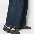 スティーブ マデン STEVE MADDEN かぎ編み風メリージェーンフラットシ