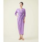 シビラ Sybilla 【SYBILLA DRESS】カシュクールラップジャンプスーツ (ラベンダー)