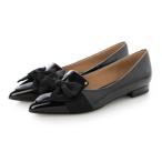 タラントン バイ ダイアナ TALANTON by DIANA リボンローファー （黒エナメル）