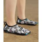 ショッピングマリンシューズ キッズ テディショップ Teddyshop キッズ オーシャンデザインマリンシューズ （恐竜×ホワイト）