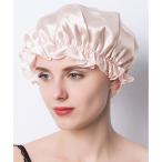 テディショップ Teddyshop レディース 艶めくシルクのヘアナイトキャップ【返品不可商品】 （ピンクベージュ）