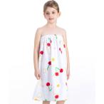 テディショップ Teddyshop 【60×120cm】キッズ ふんわりポップデザインプールラップタオル （チェリー）