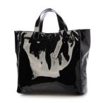 スリーフォータイム Three Four Time ソフトエナメルショッパーバッグ （ブラック）