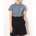 ティゴラ TIGORA レディース ゴルフ 半袖シャツ チェックポロシャツ TR-1H2132P （ネイビー）