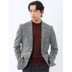 尾州からみニット スリムフィット 2ボタンジャケット モノトーン （モノトーン）