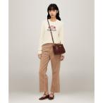 トミー ヒルフィガー TOMMY HILFIGER ヘリテージミニサッチェルバッグ (レッドパープル)