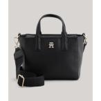 トミー ヒルフィガー TOMMY HILFIGER ソフトロゴミニトートバッグ (ブラック)