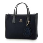 ショッピングTOMMY トミー ヒルフィガー TOMMY HILFIGER シティスモールトートバッグ （ネイビー）