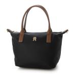 トミー ヒルフィガー TOMMY HILFIGER ポペットミニトートバッグ （ブラック）