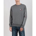 ショッピングHILFIGER トミー ヒルフィガー TOMMY HILFIGER 【オンライン限定】フレンチテリー ロゴ ロングスリーブスウェット （グレー）