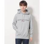 ショッピングHILFIGER トミー ヒルフィガー TOMMY HILFIGER エンブロイドロゴパーカー （グレー）