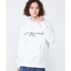 ショッピングHILFIGER トミー ヒルフィガー TOMMY HILFIGER エンブロイドロゴパーカー （ホワイト）