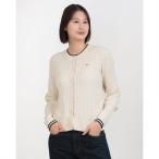 ショッピングHILFIGER トミー ヒルフィガー TOMMY HILFIGER ケーブルクルーネックカーディガン （アイボリー）