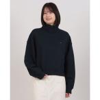 トミー ヒルフィガー TOMMY HILFIGER ボクシィーハーフジップスウェット （ネイビー）