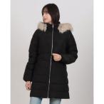 ショッピングHILFIGER トミー ヒルフィガー TOMMY HILFIGER ダウンスリムコートウィズファー （ブラック）