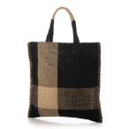 ショッピングカゴバッグ タランゴ TRANGO カゴバッグ （ブロックチェック）