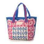 ツモリチサト キャリー tsumori chisato CARRY ダイヤモンドフラワー ハンドバッグ (ブルー)