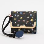 ショッピングツモリチサト ツモリチサト キャリー tsumori chisato CARRY てんてん ミニ財布 3つ折り財布 （ブラック）
