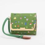 ツモリチサト キャリー tsumori chisato CARRY てんてん ミニ財布 3つ折り財布 （グリーン）