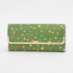 ツモリチサト キャリー tsumori chisato CARRY てんてん かぶせ 長財布 （グリーン）