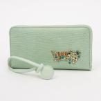 ショッピングツモリチサト ツモリチサト キャリー tsumori chisato CARRY キラネコストーン ラウンドファスナー長財布 （グリーン）